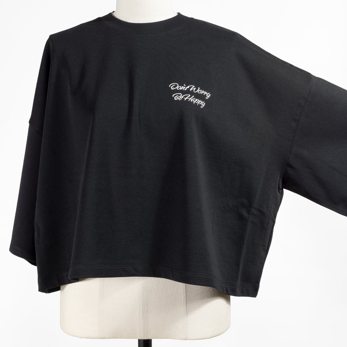 25AW SACRA エクストラファイン フリース クロップド ロゴトップ 125554091