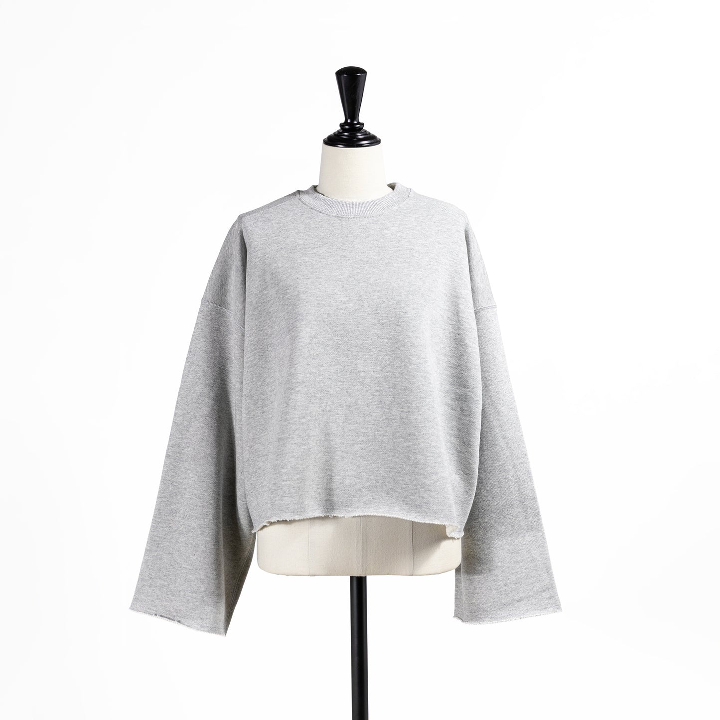 25AW SACRA プレミアムフリースクロップドトップ 125550091