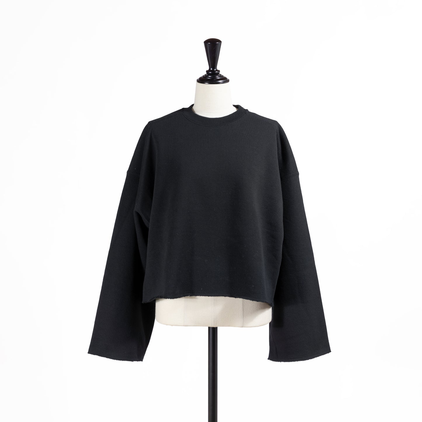 25AW SACRA プレミアムフリースクロップドトップ 125550091