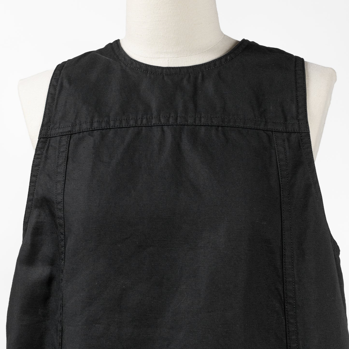 25SS SACRA コットンリネンギャバジンバイオフィニッシュワンピース