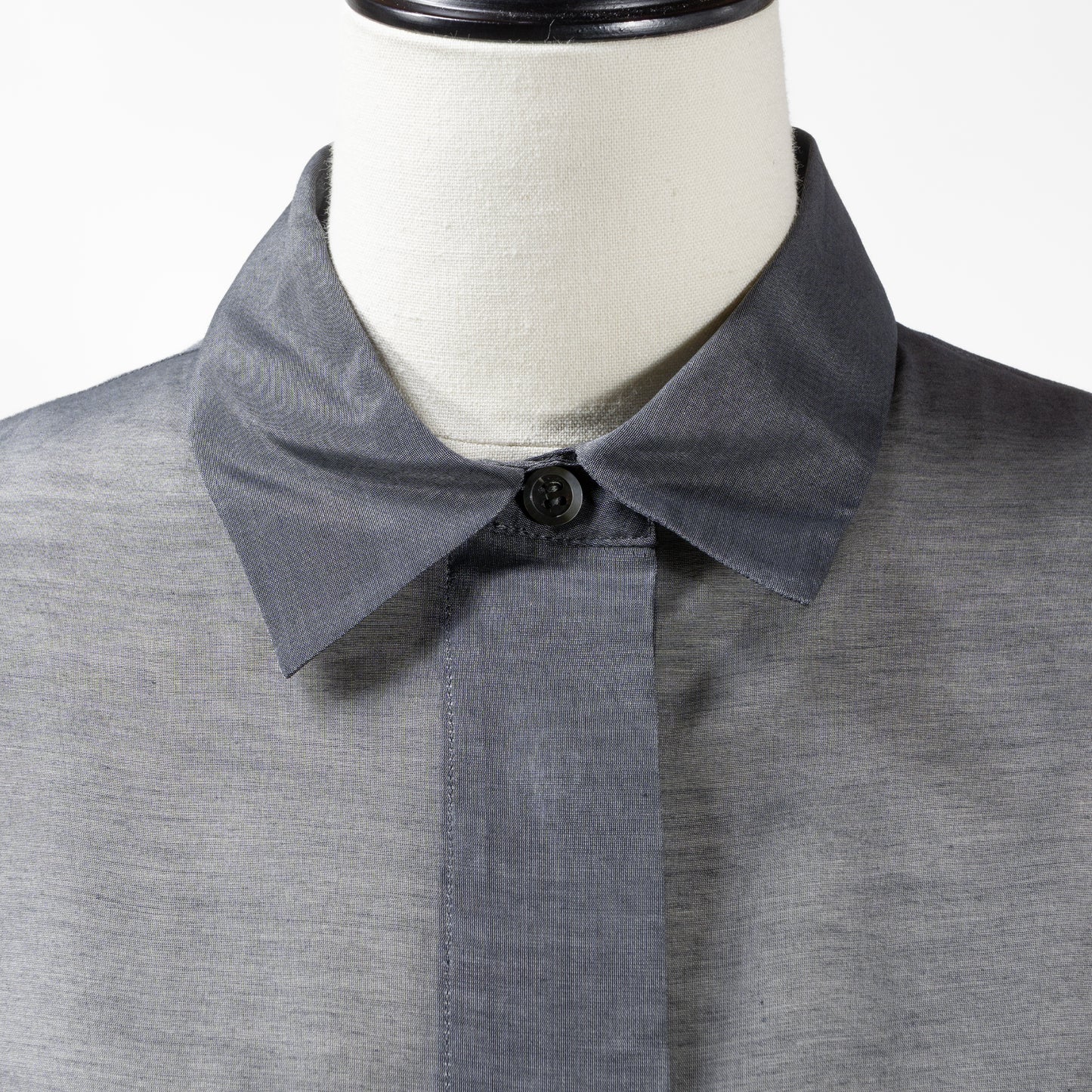 25SS SACRA プレミアムシルクコットンクロップドシャツ