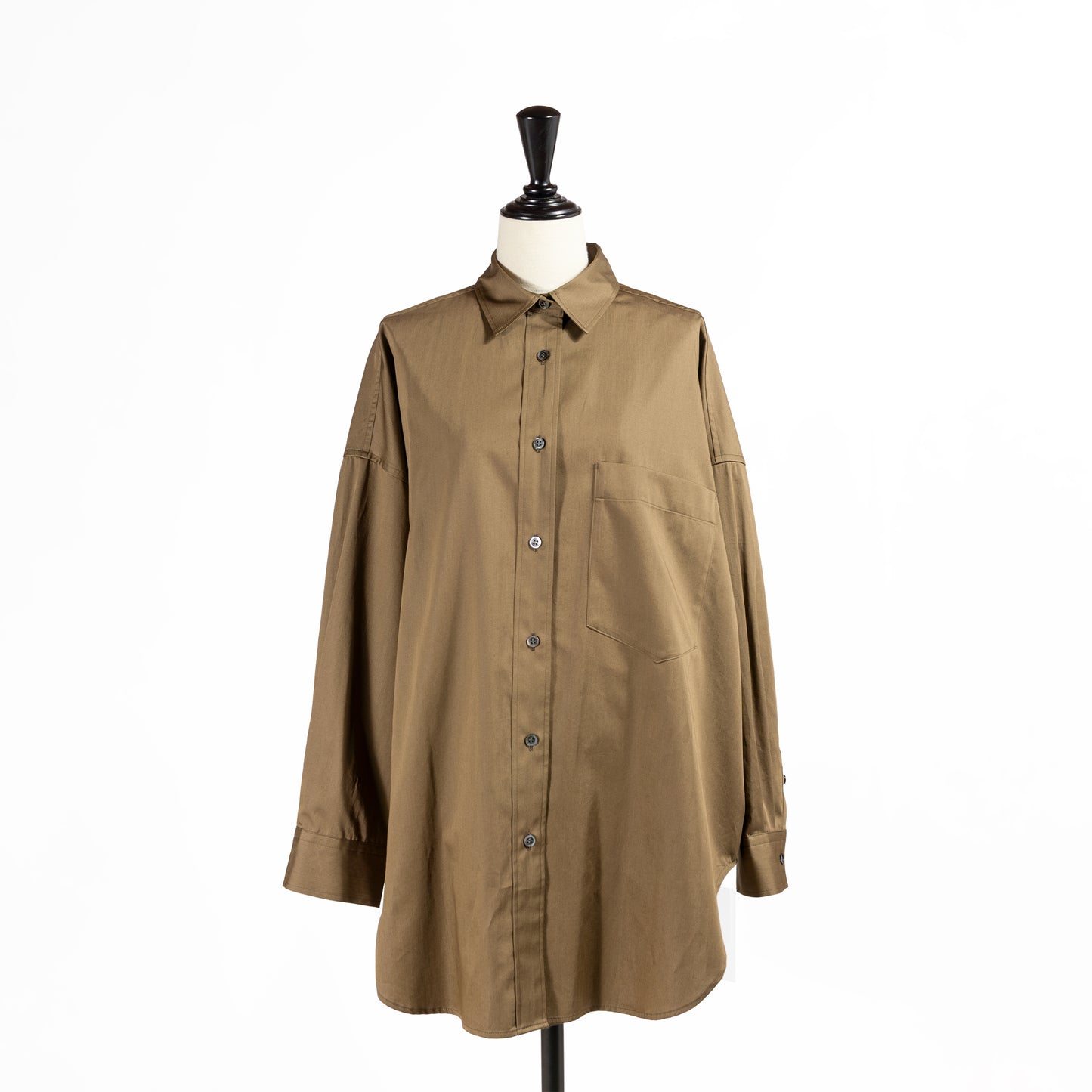 25AW SACRA スペリオルコットンポプリンシャツ 125517071