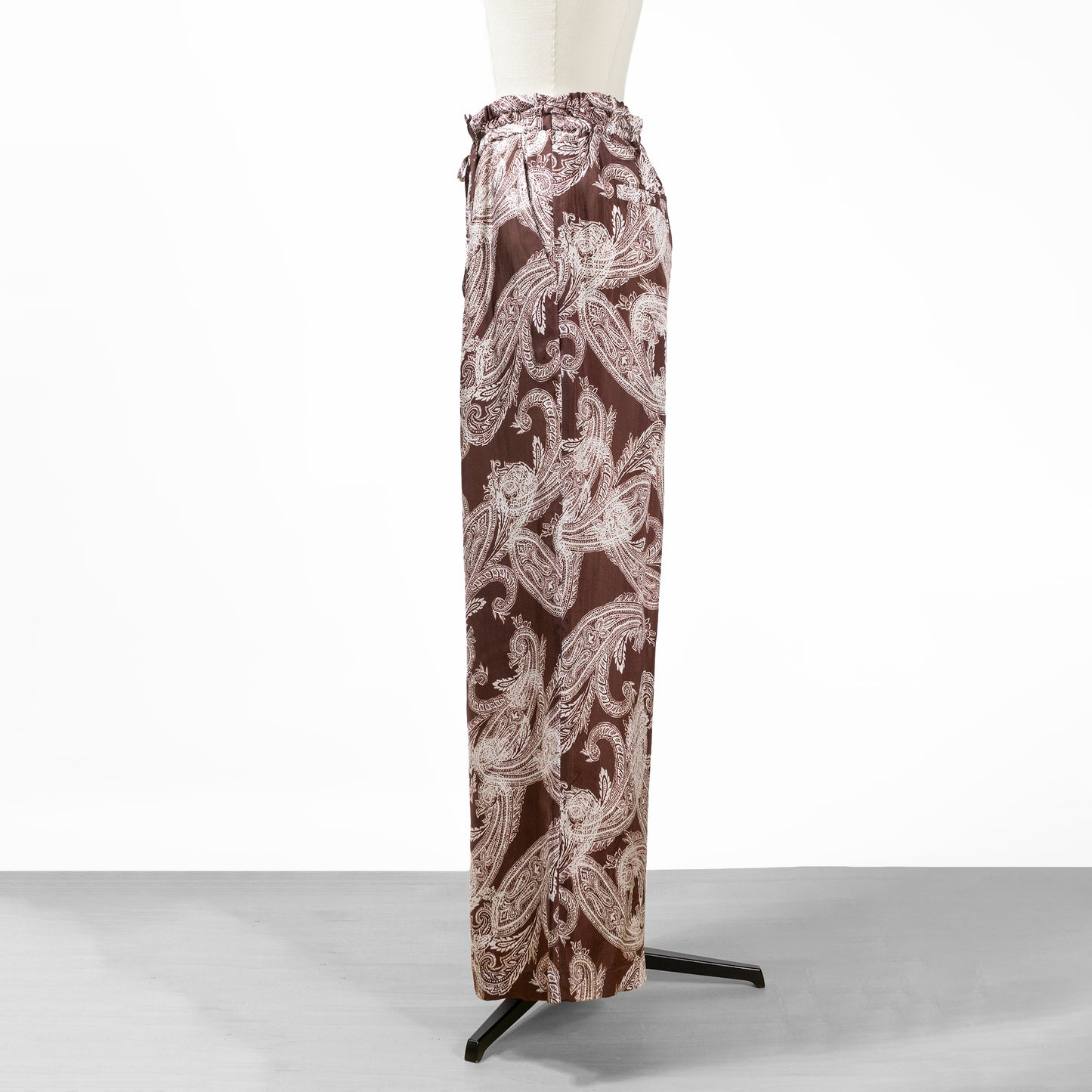 25SS SACRA オーバーラップペイズリーパンツ