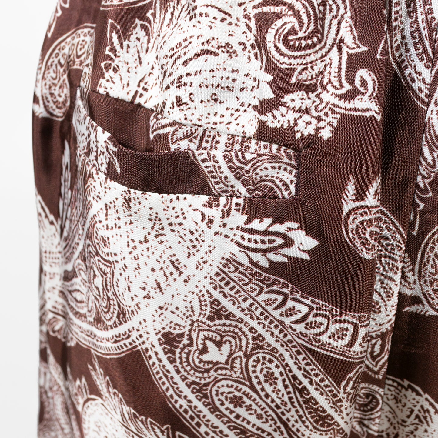 25SS SACRA オーバーラップペイズリーパンツ