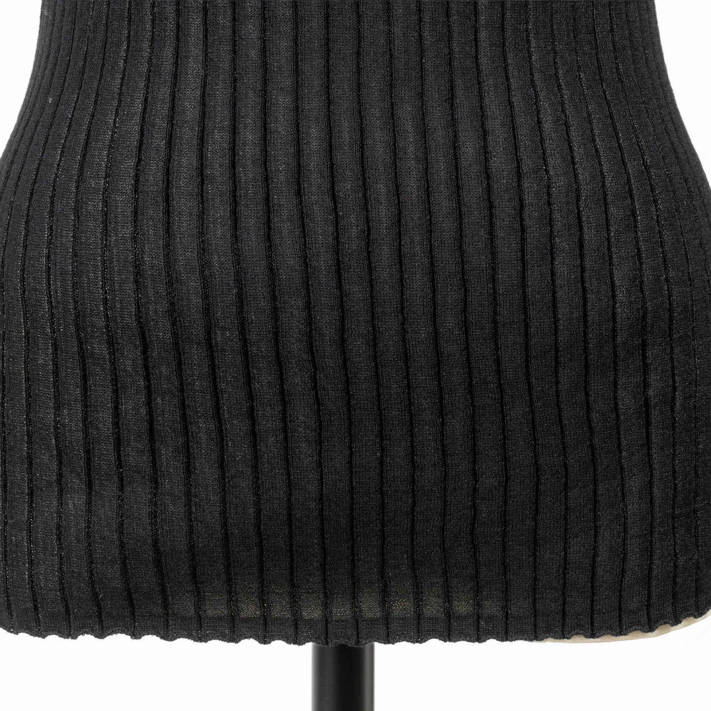 25SS SACRA コットンナイロンファインツイストリブノースリーブトップ