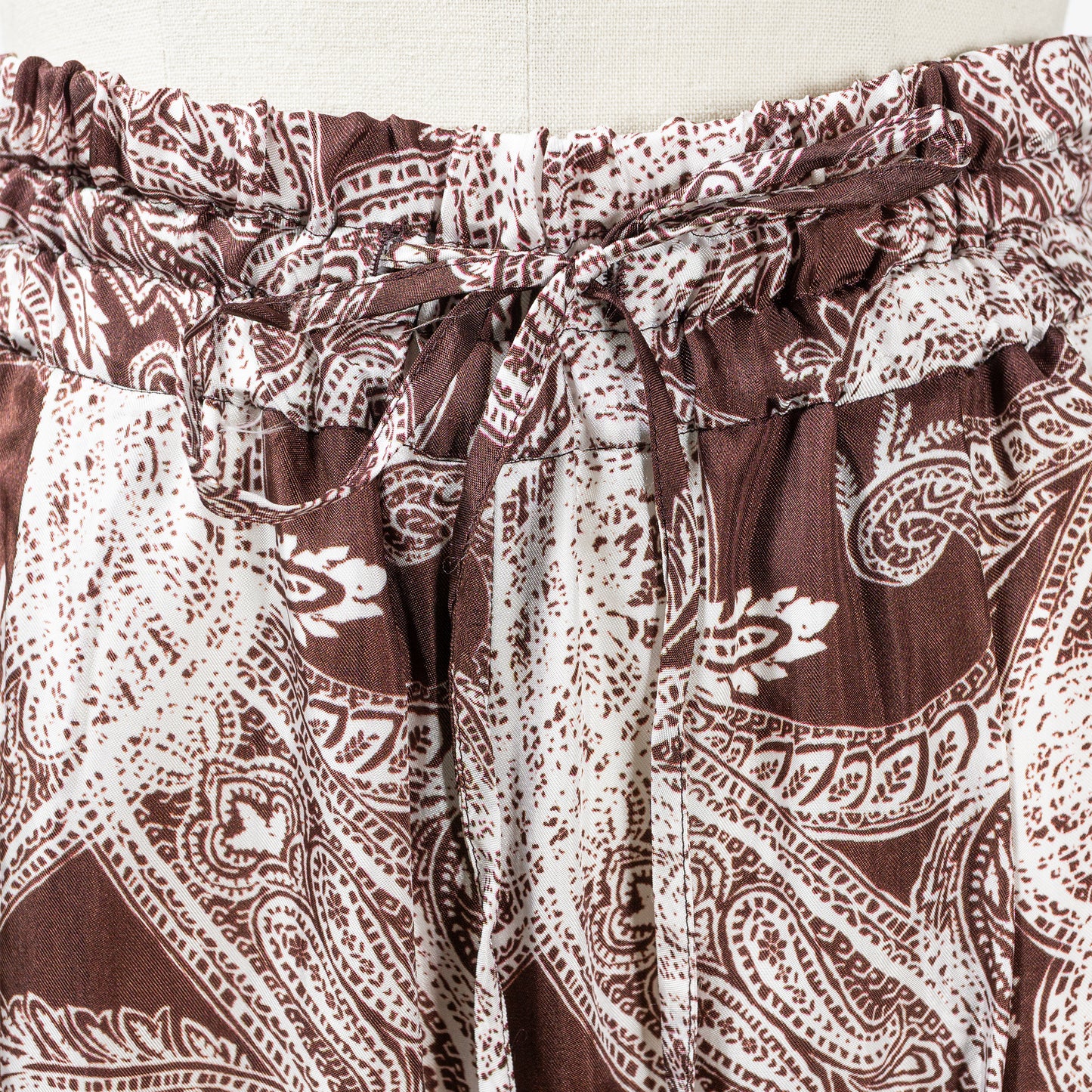 25SS SACRA オーバーラップペイズリーパンツ