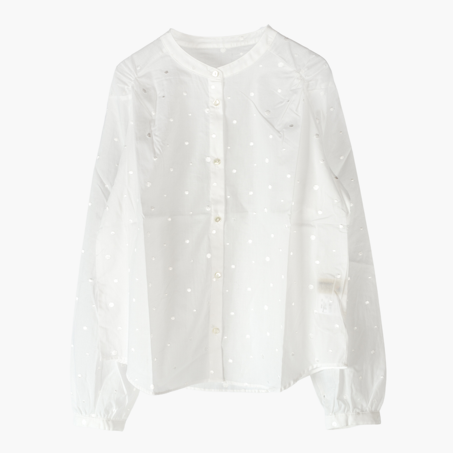 SARAHWEAR <SUMIRE>POLKA DOTS EMBROIDERY BLOUSE