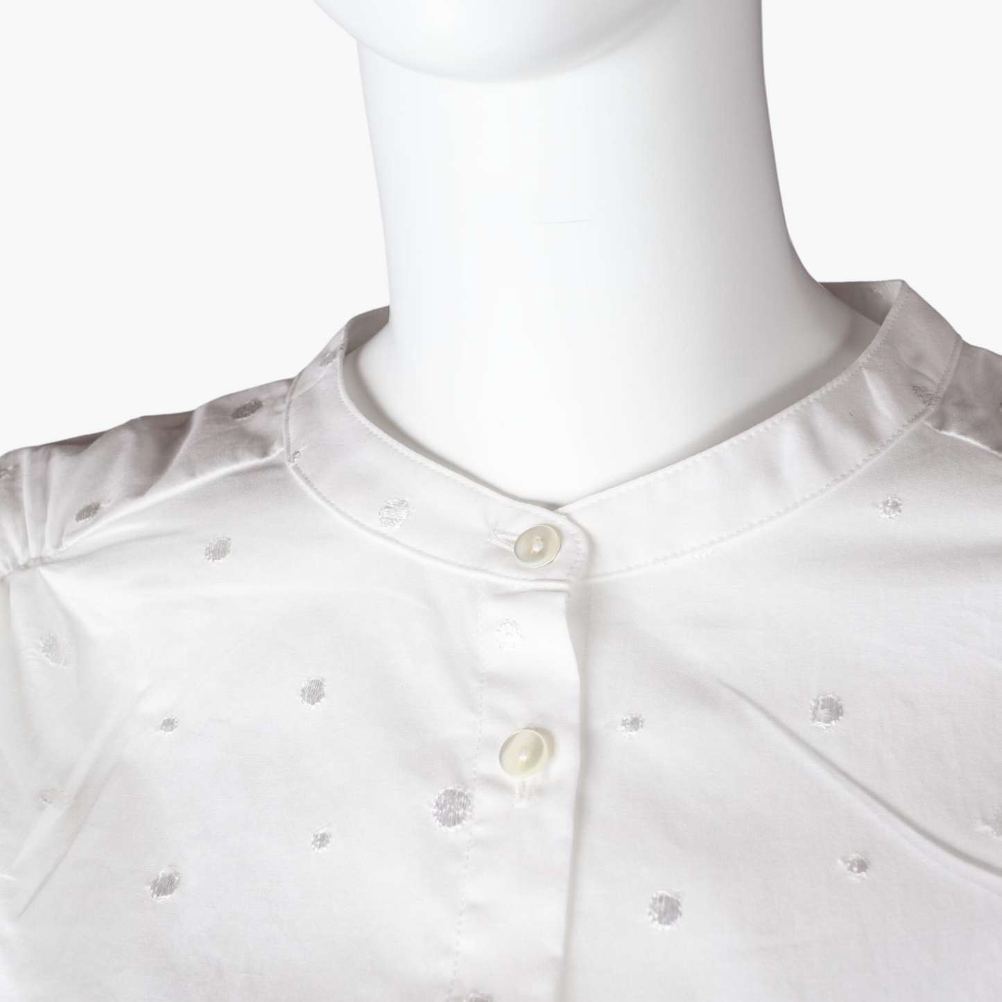 SARAHWEAR <SUMIRE>POLKA DOTS EMBROIDERY BLOUSE