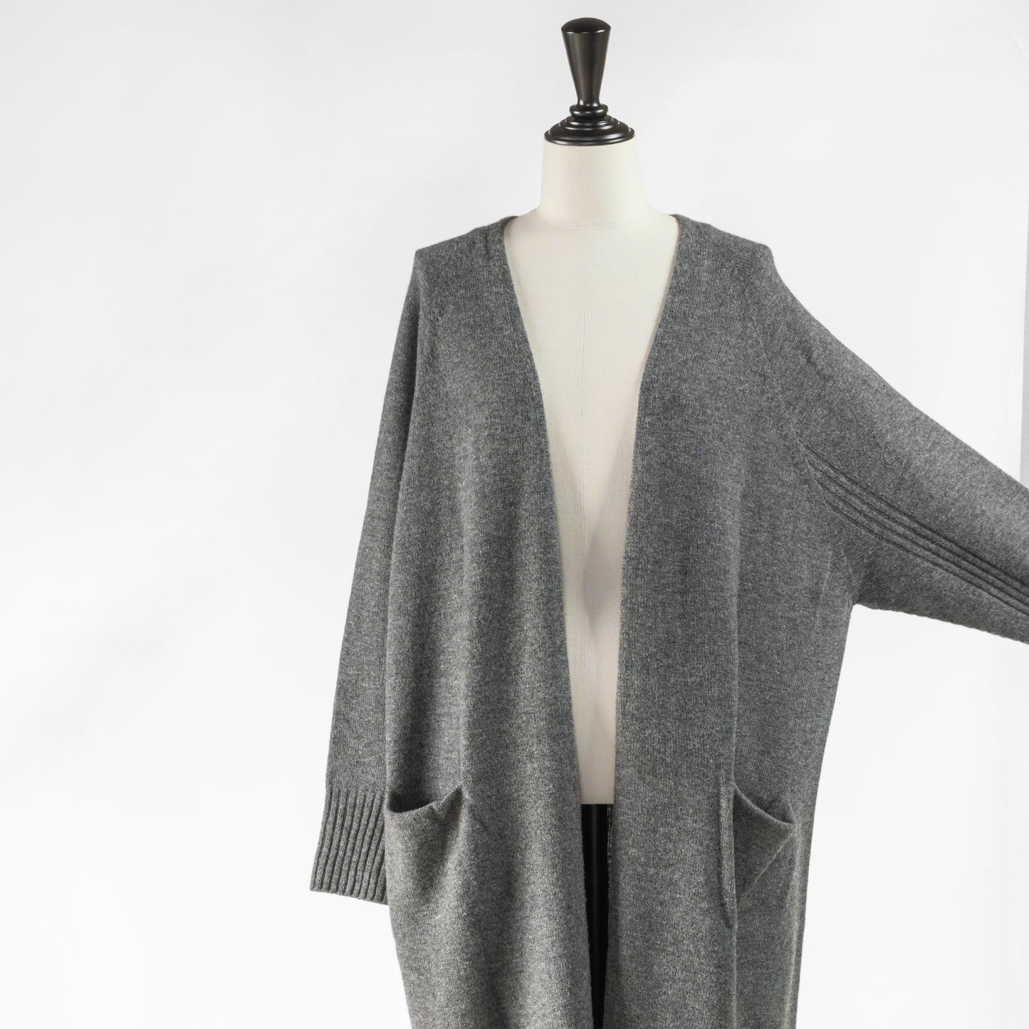 SARAHWEAR CASHMERE MIX KNIT LONG CARDIGAN