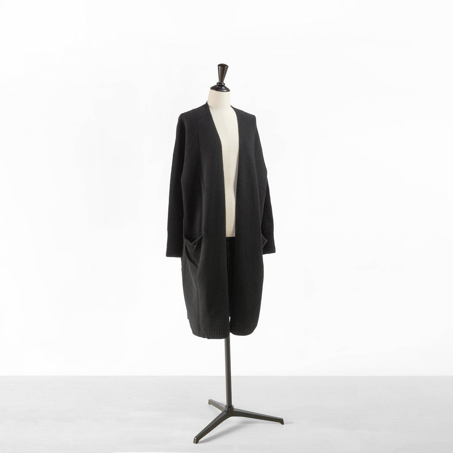 SARAHWEAR CASHMERE MIX KNIT LONG CARDIGAN