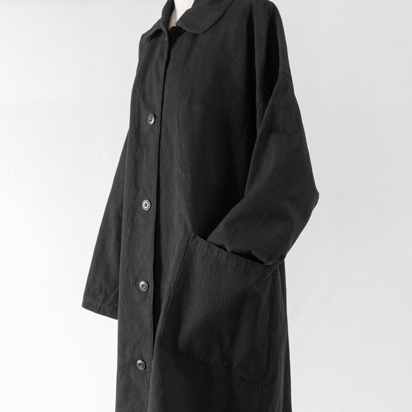 SARAHWEAR BEUYS COAT COTTON LINEN CANVAS