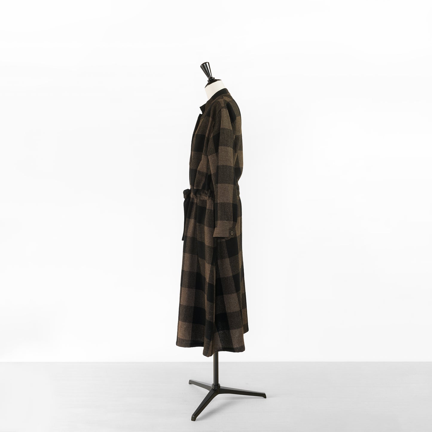 SARAHWEAR BLOCK CHECK GOWN DRESS