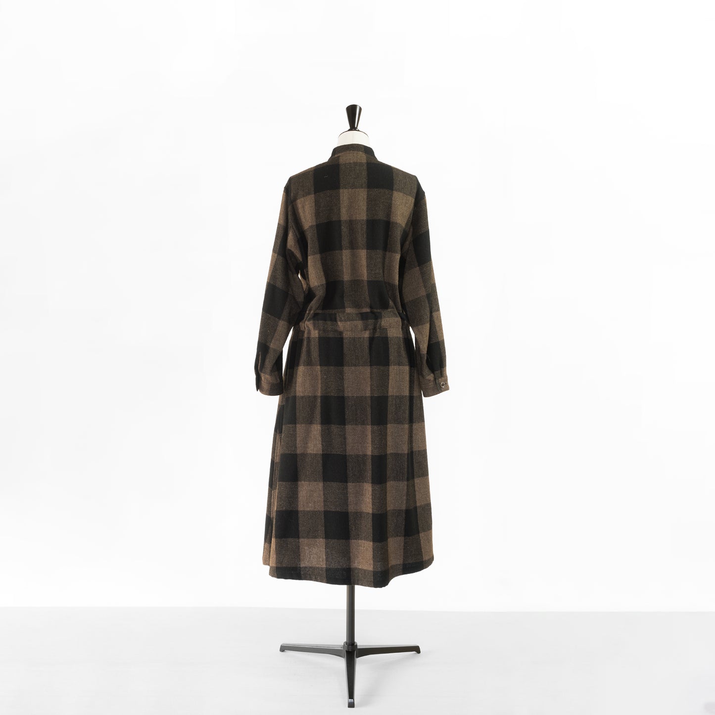 SARAHWEAR BLOCK CHECK GOWN DRESS