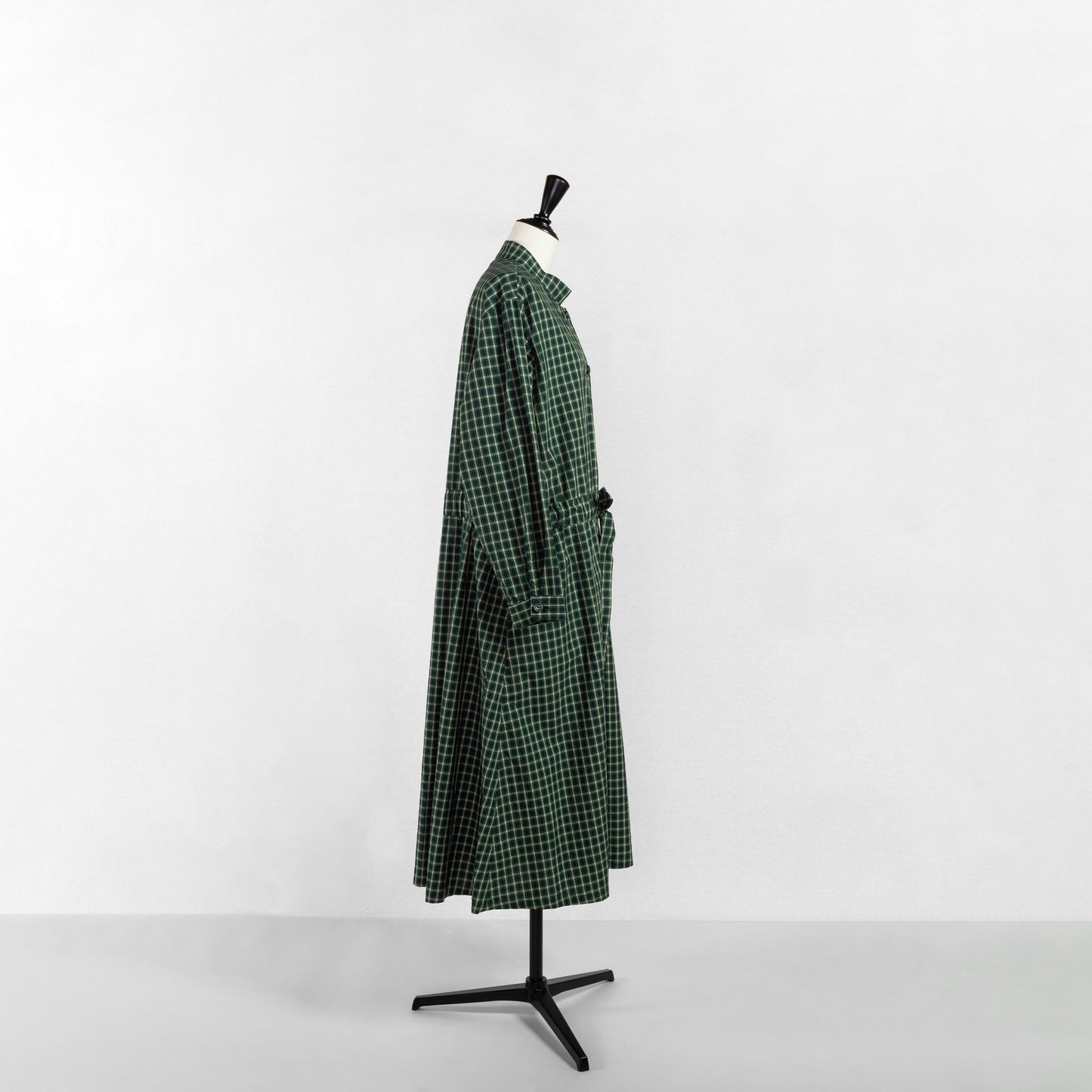 SARAHWEAR <GOWN DRESS>COTTON POPLIN CHECK