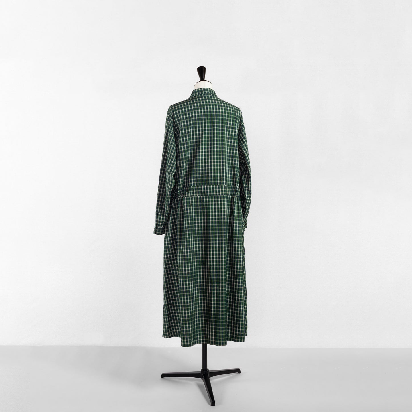 SARAHWEAR <GOWN DRESS>COTTON POPLIN CHECK