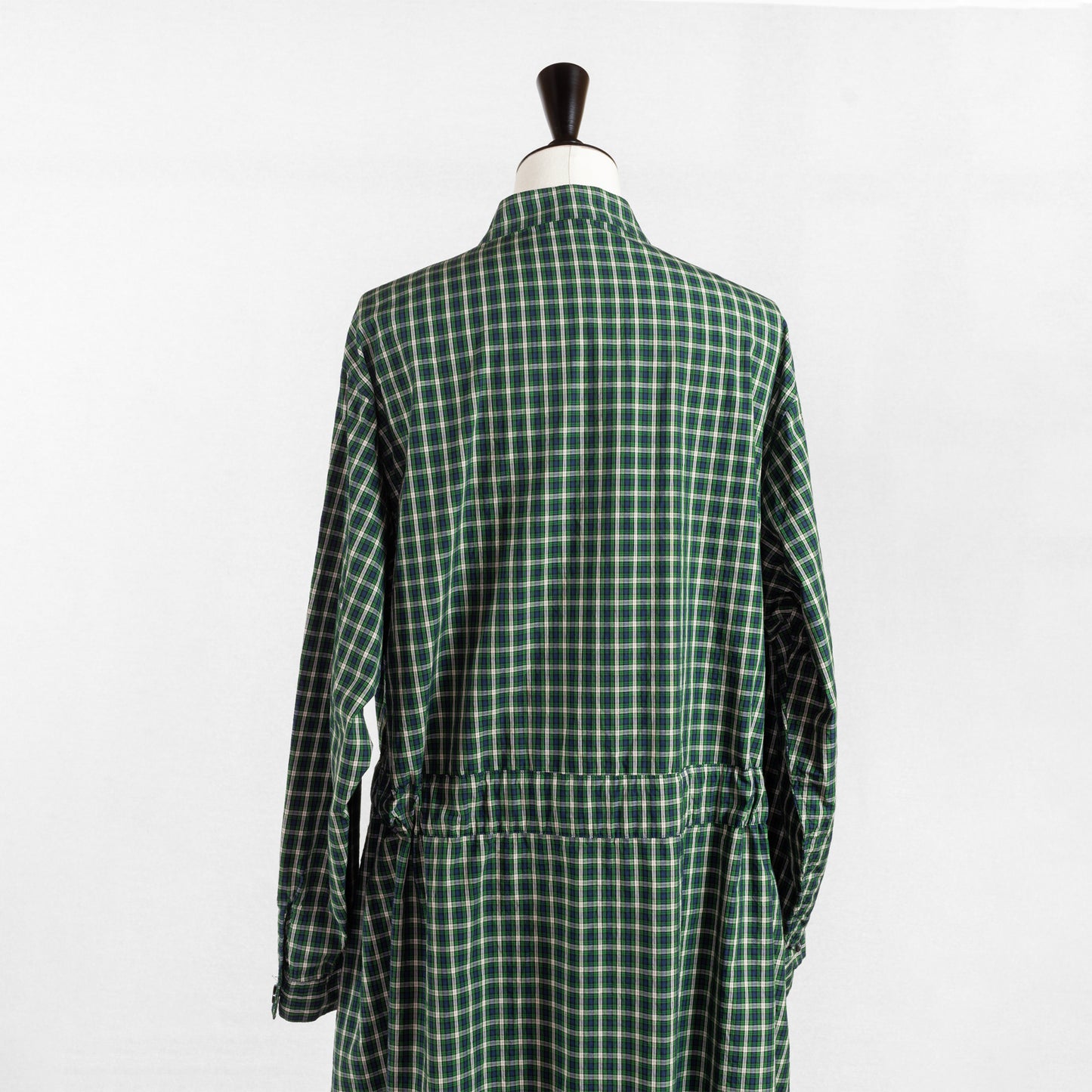 SARAHWEAR <GOWN DRESS>COTTON POPLIN CHECK
