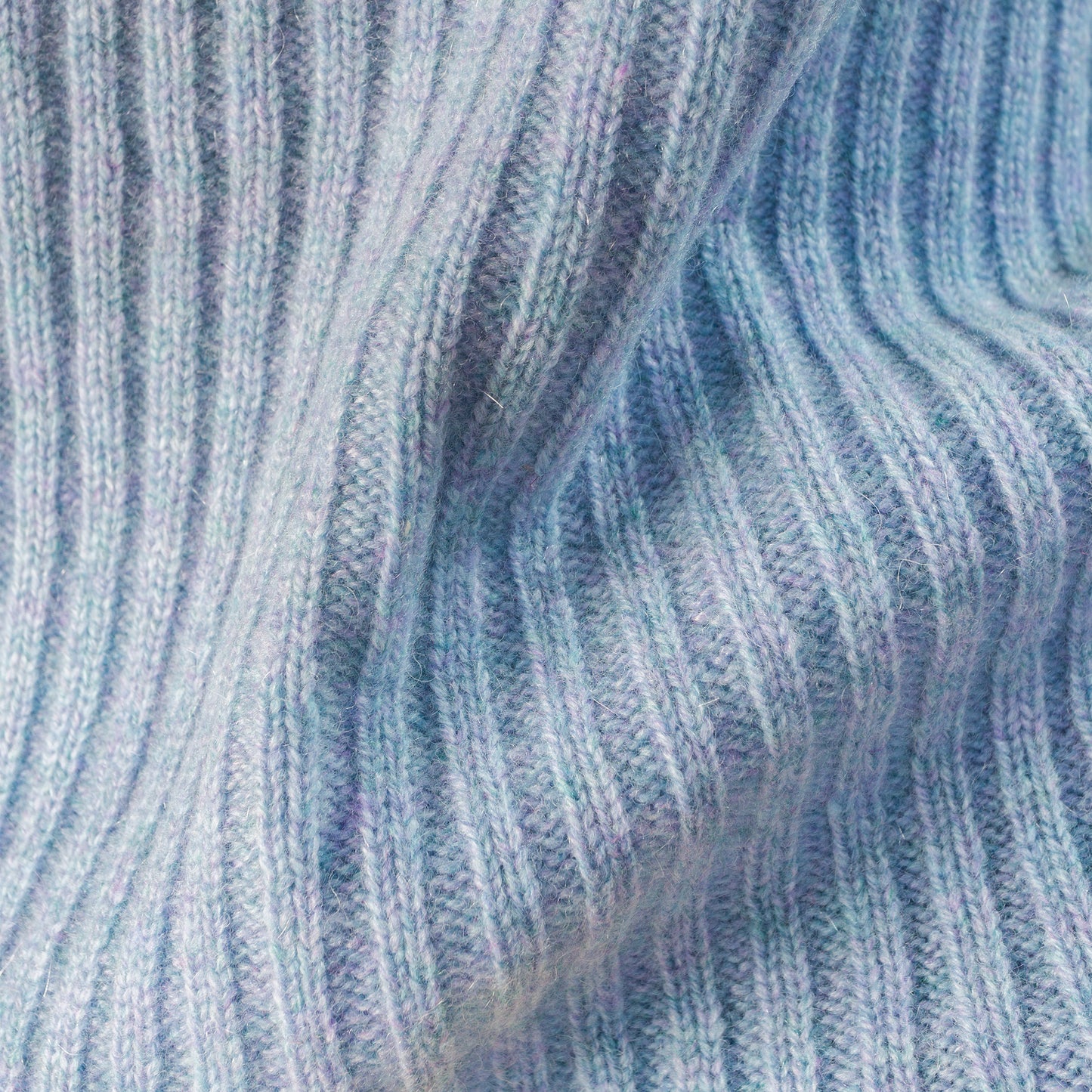SARAHWEAR CASHMERE MIX RIB KNIT TURTLE