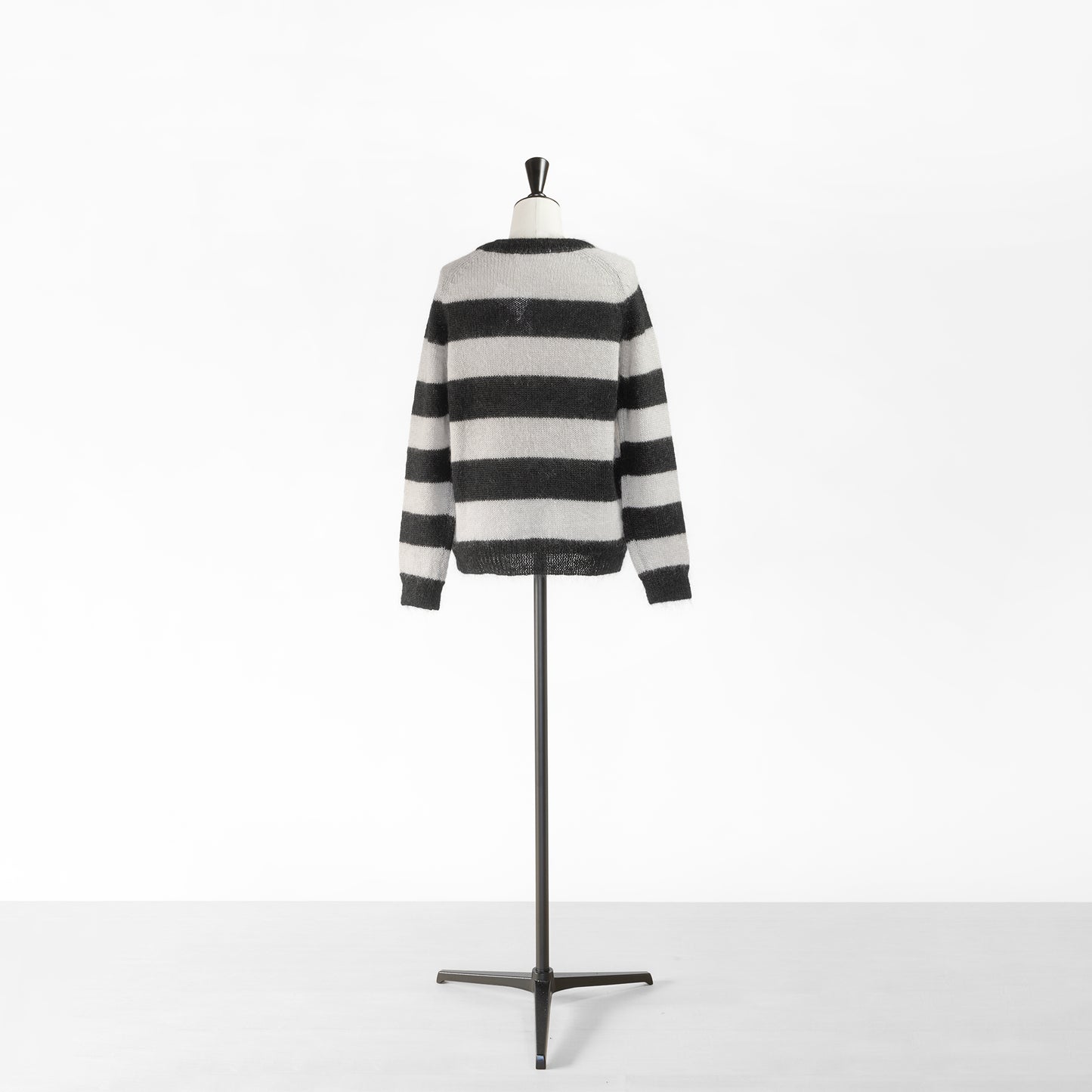 SARAHWEAR MOHAIR BORDER SWEATER