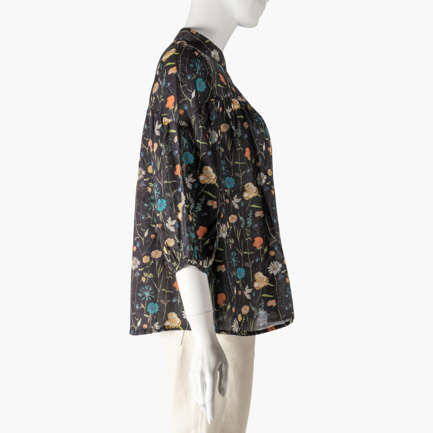 SARAHWEAR <LILY>LIBERTY “SPRING GARDEN” GATHER BLOUSE
