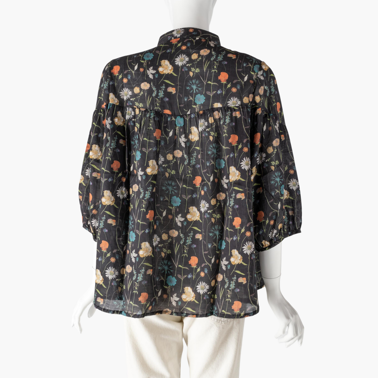 SARAHWEAR <LILY>LIBERTY “SPRING GARDEN” GATHER BLOUSE