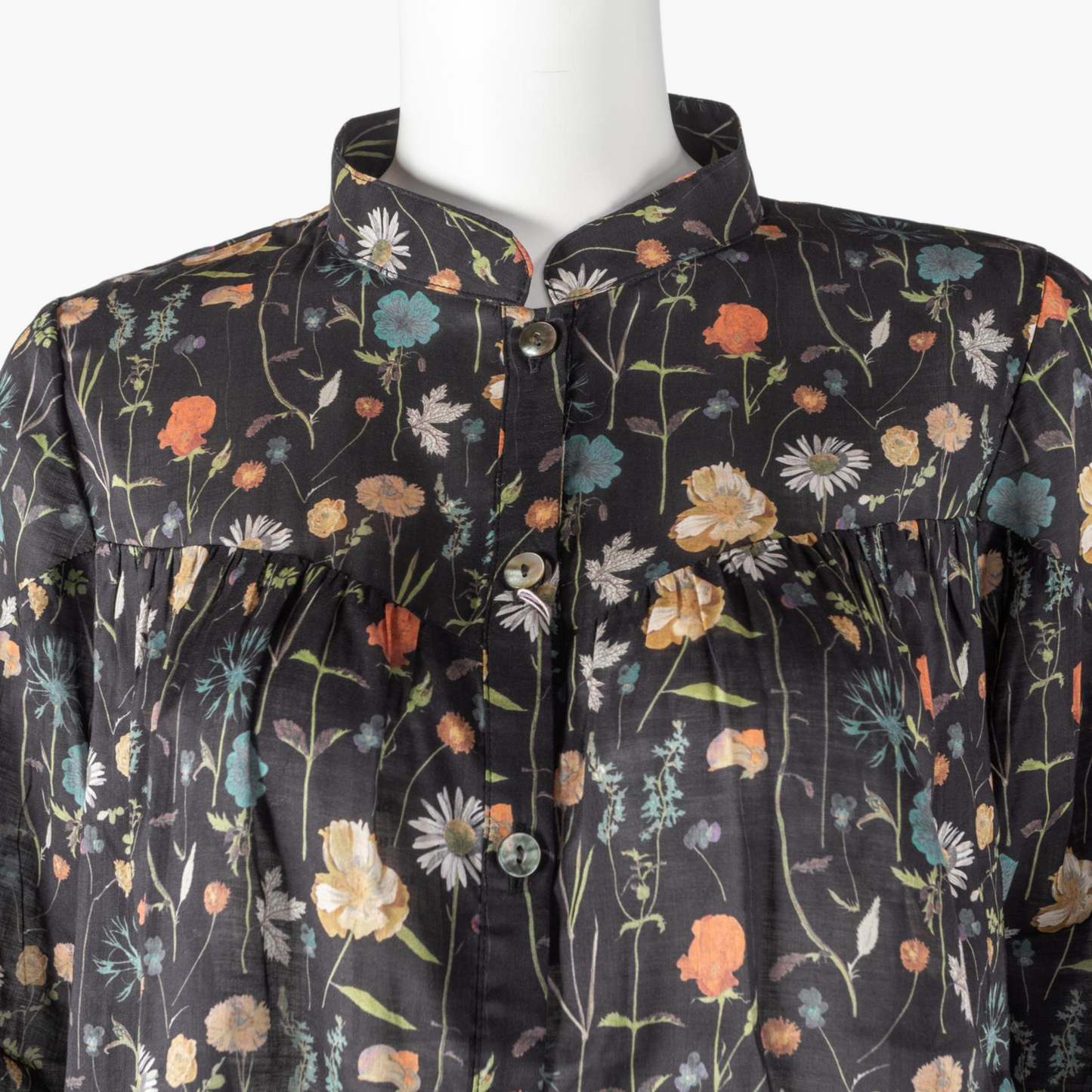 SARAHWEAR <LILY>LIBERTY “SPRING GARDEN” GATHER BLOUSE