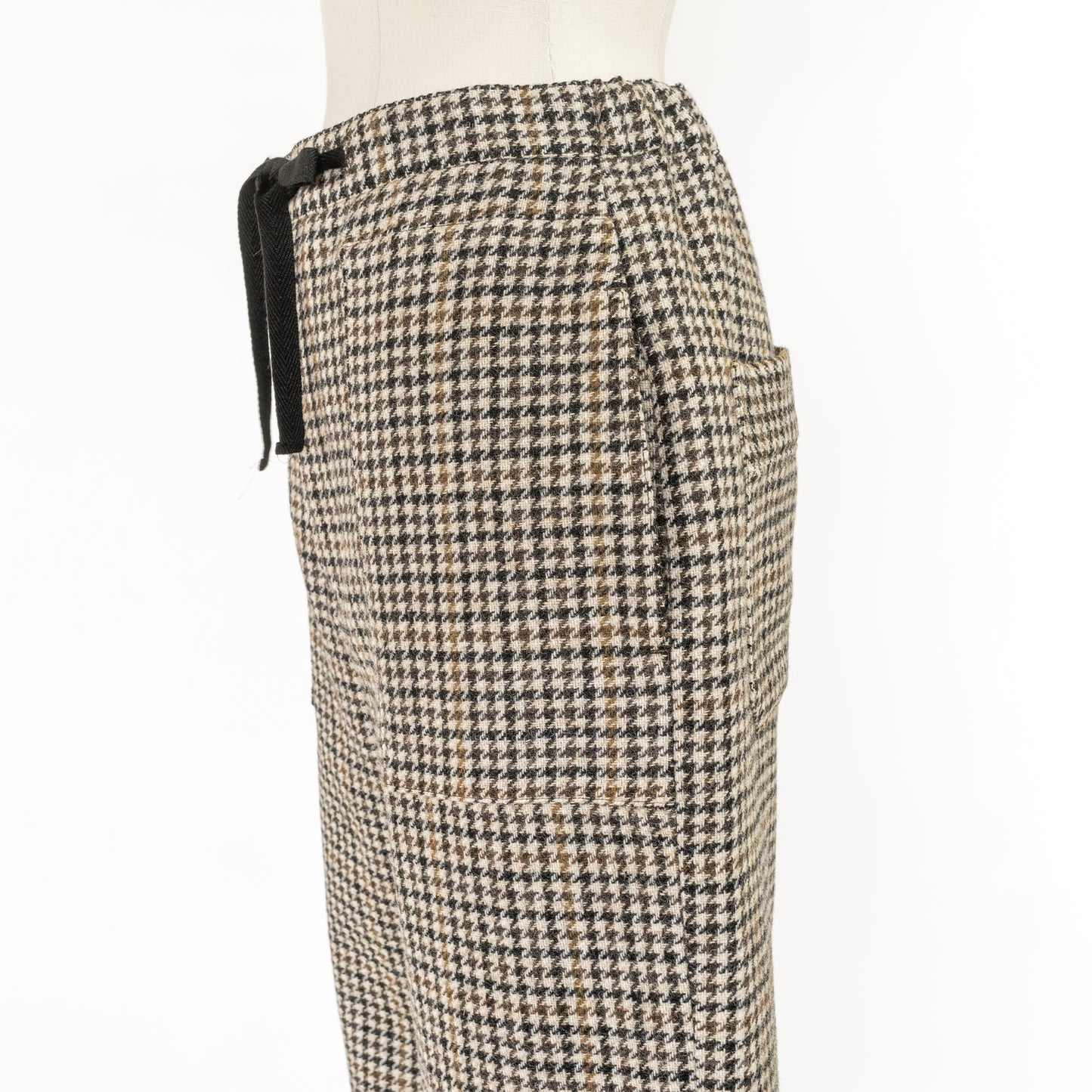 SARAHWEAR MOON BRITISH TWEED SOFT TAPERED PANTS