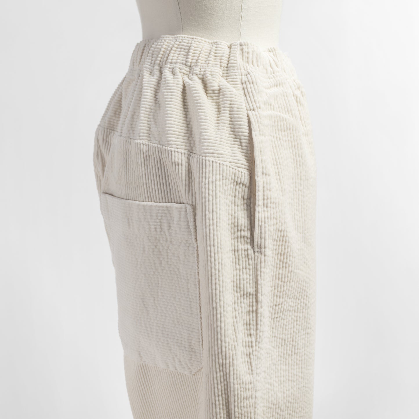 SARAHWEAR SUCKER CORDUROY BALLOON PANTS