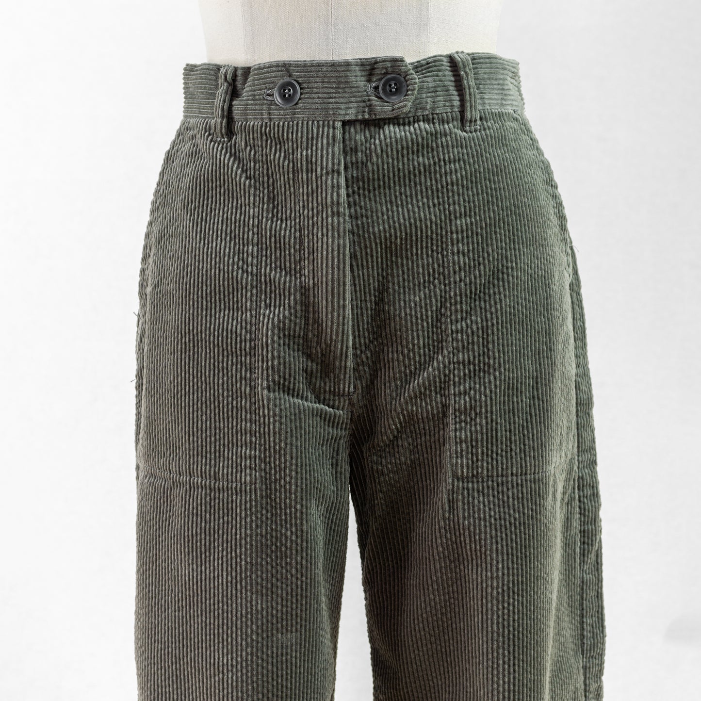 SARAHWEAR <CAROLE> SUCKER CORDUROY BAKER PANTS