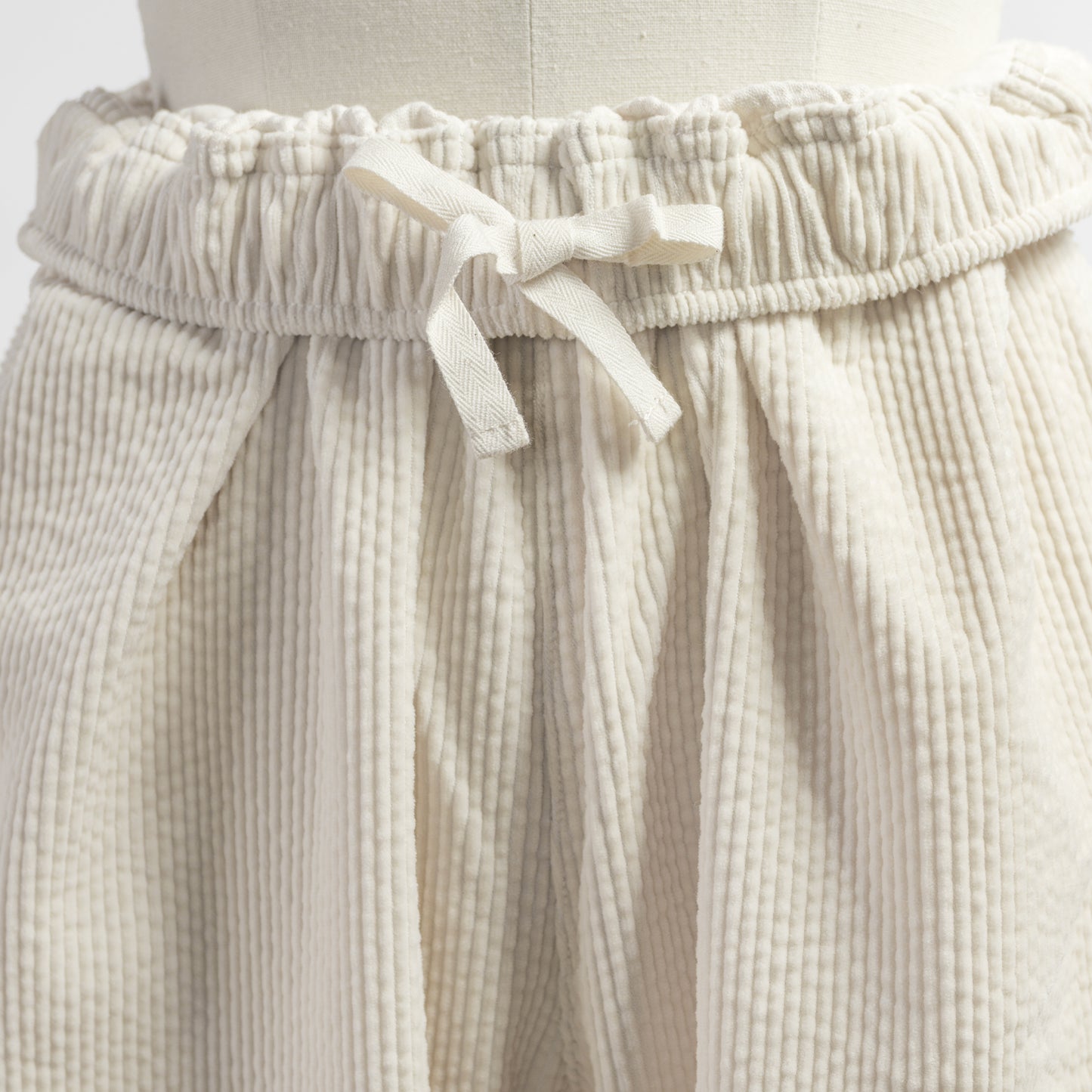 SARAHWEAR SUCKER CORDUROY BALLOON PANTS