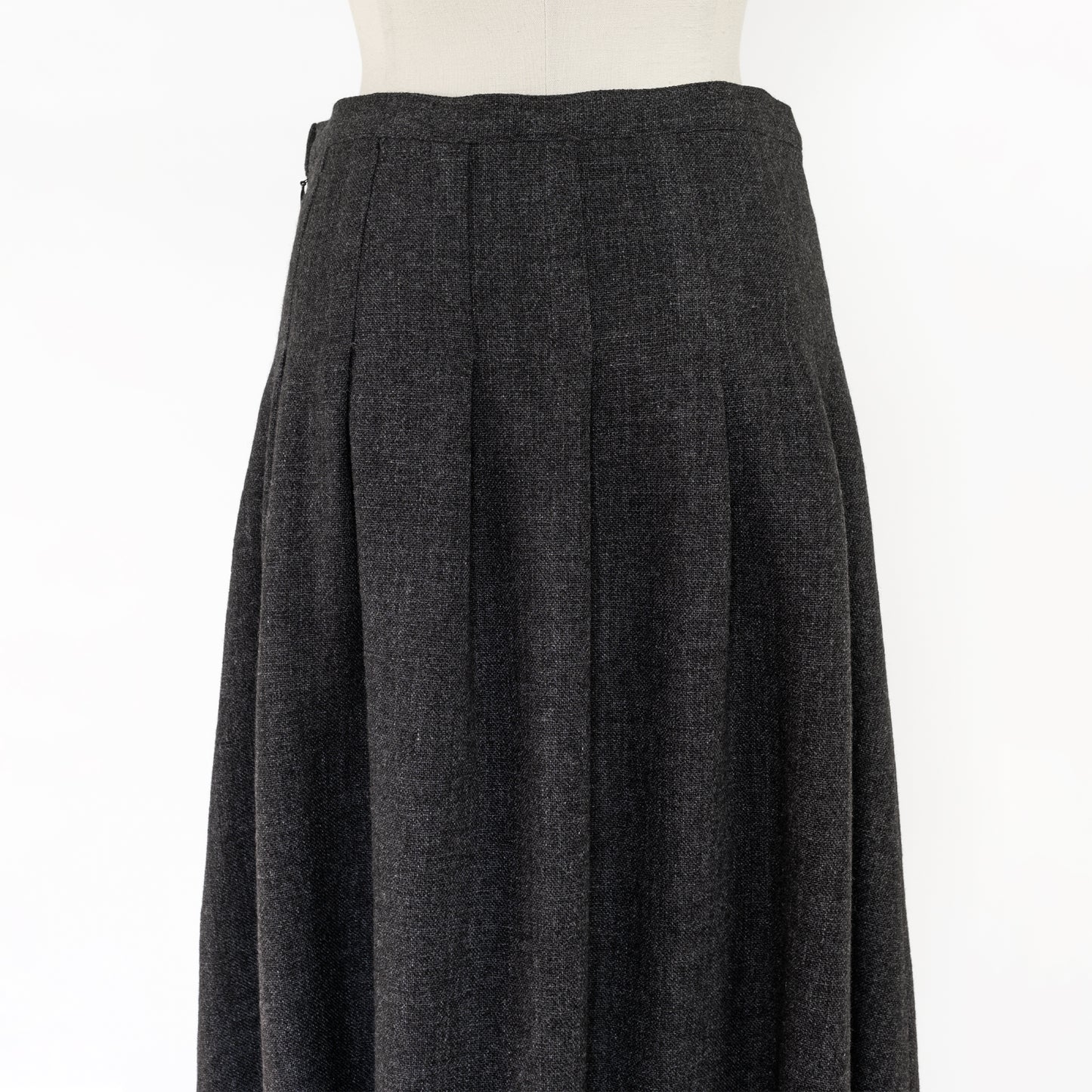 SARAHWEAR RELAX WOOL ETAMINE TUCK SKIRT