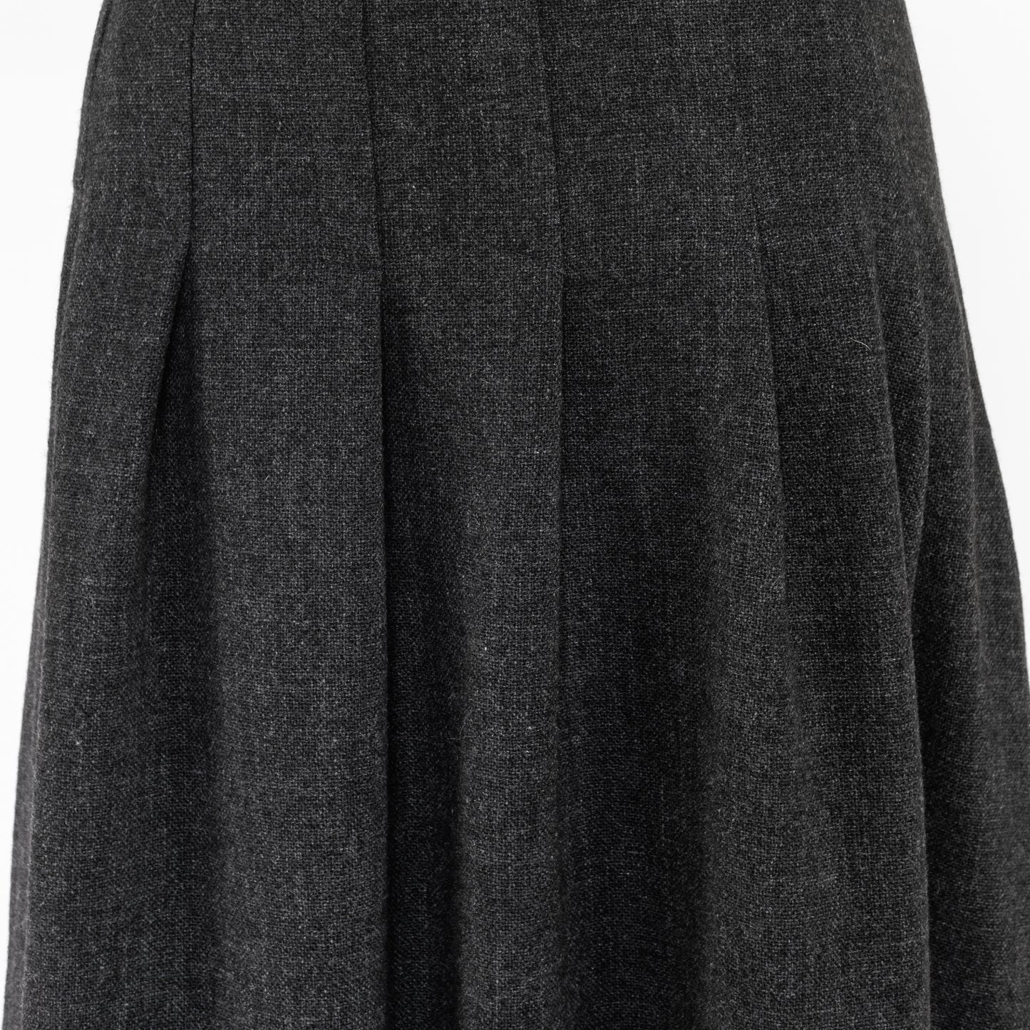 SARAHWEAR RELAX WOOL ETAMINE TUCK SKIRT