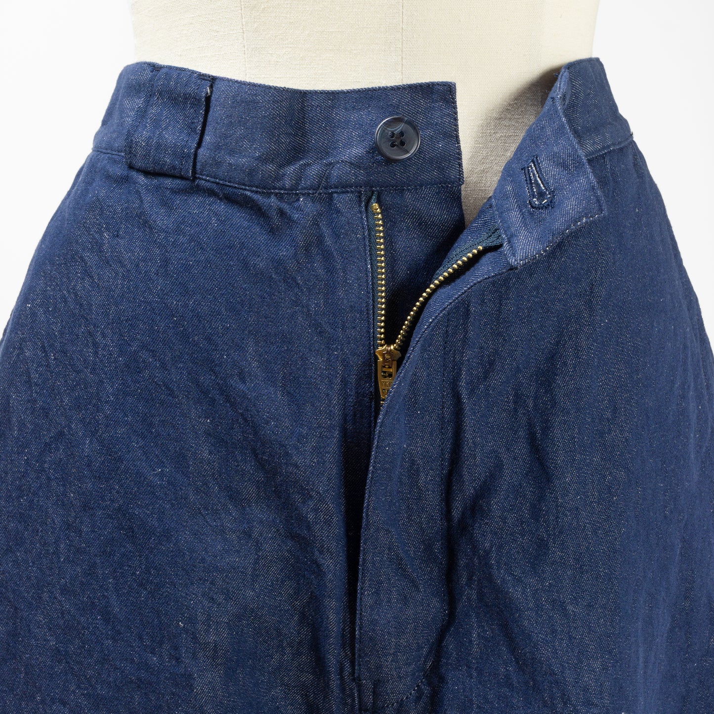 25SS SARAHWEAR コットンリネンデニムチューリップパンツ