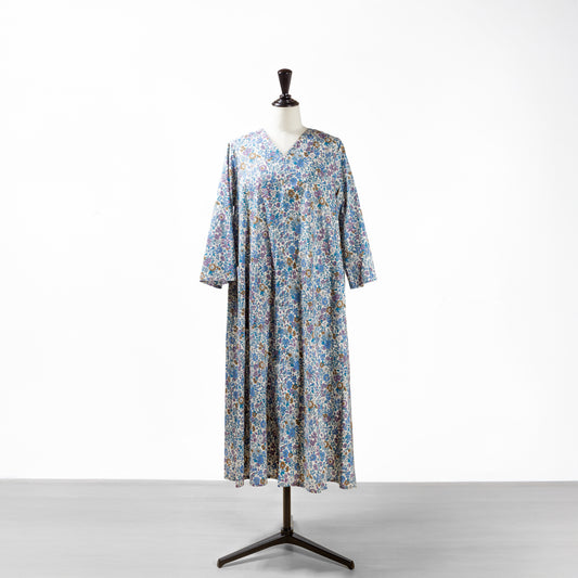 25SS SARAHWEAR リバティプリント<Emily>Vネックドレス