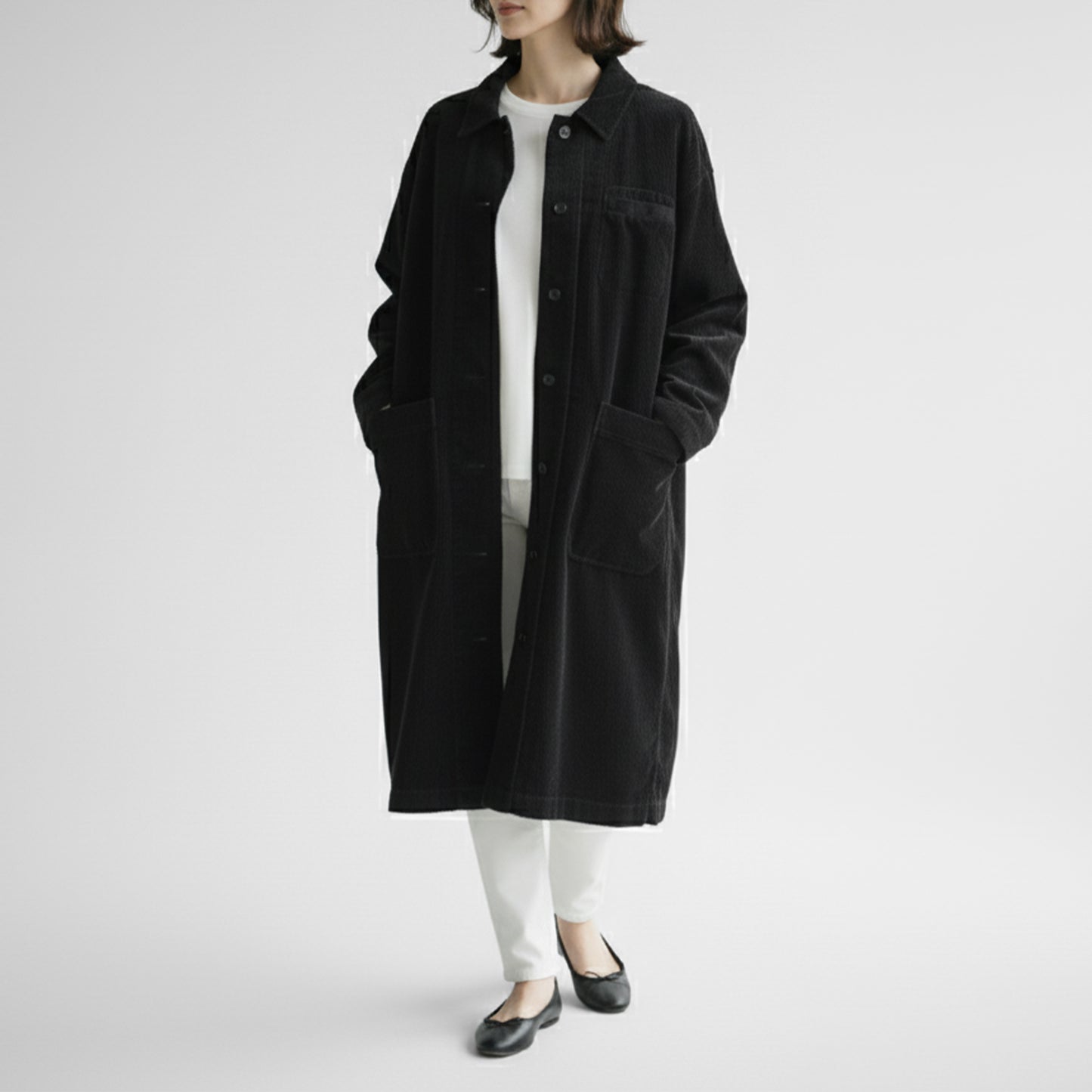 25AW SARAHWEAR コーデュロイカーペンターコート C60249