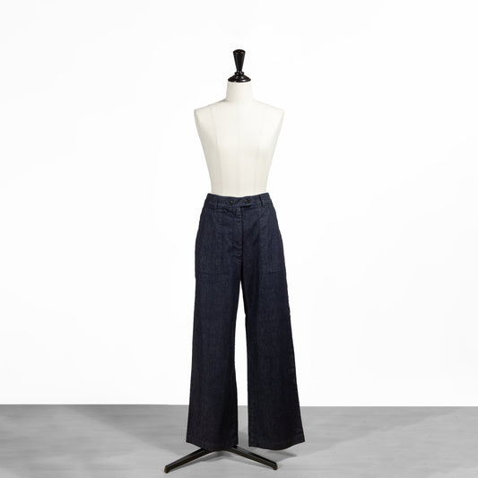 25AW SARAHWEAR <Carole>インディゴデニムベーカーパンツ C30443