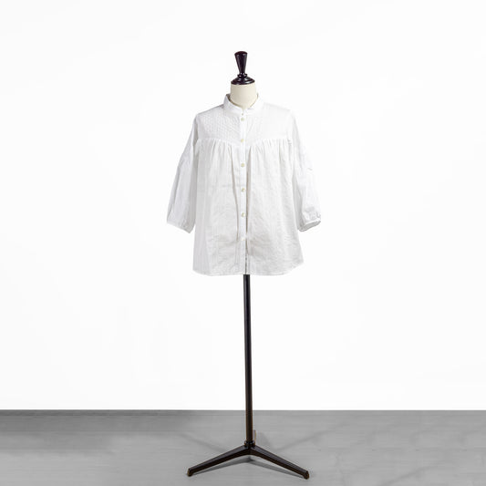 25AW SARAHWEAR <Lily>エンブロイダリー×エンブロイダリー ギャザーブラウス C53051