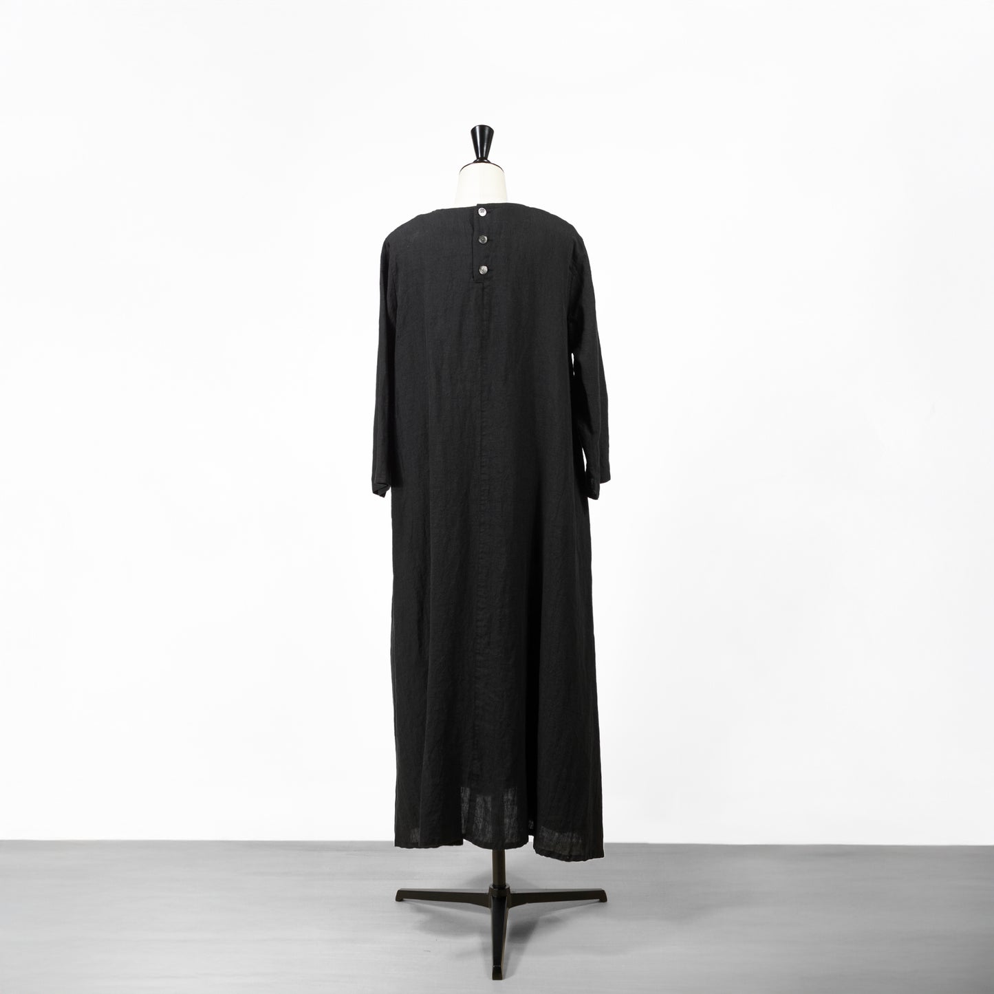 25SS SARAHWEAR ベルギーリネンVネックドレス