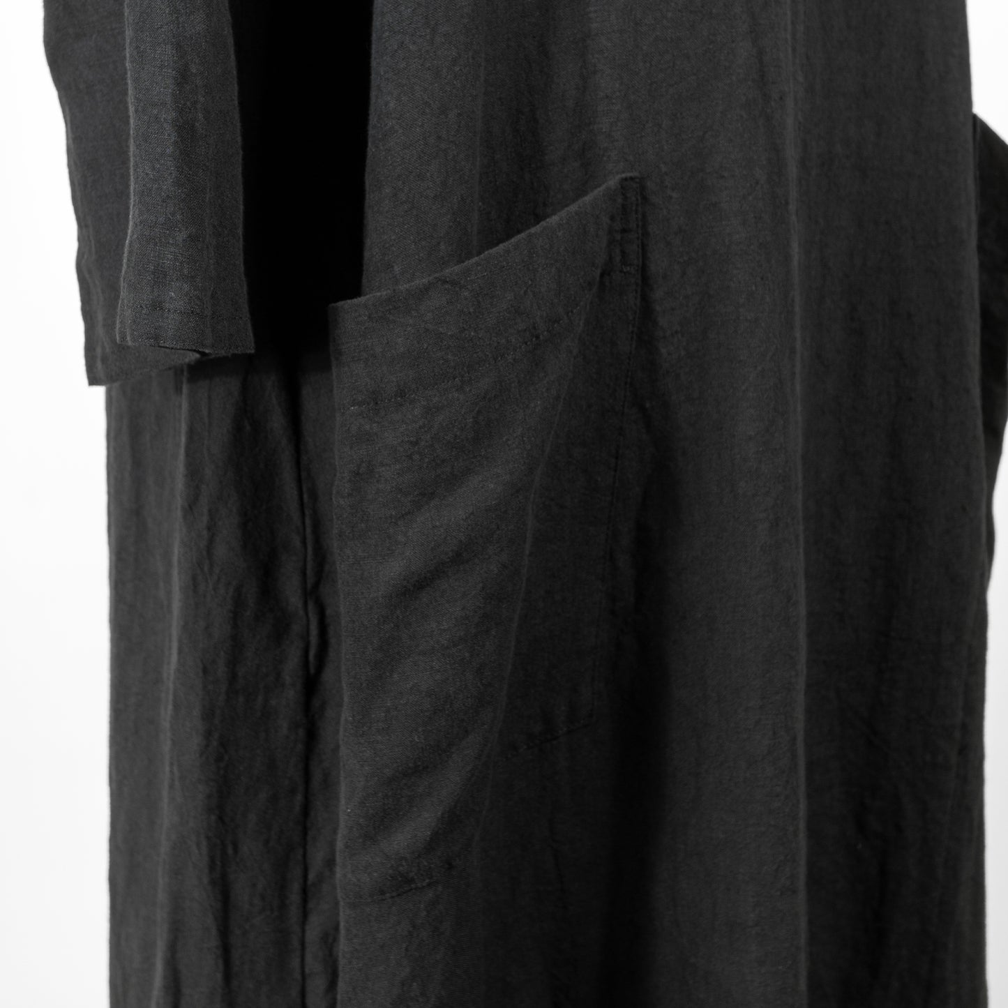 25SS SARAHWEAR ベルギーリネンVネックドレス