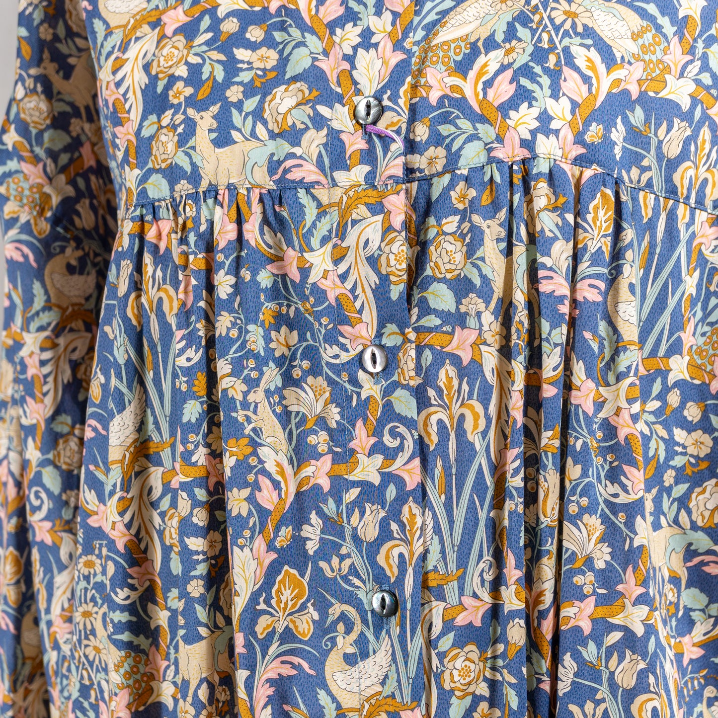 25AW SARAHWEAR リバティプリントロングシャツ C53047
