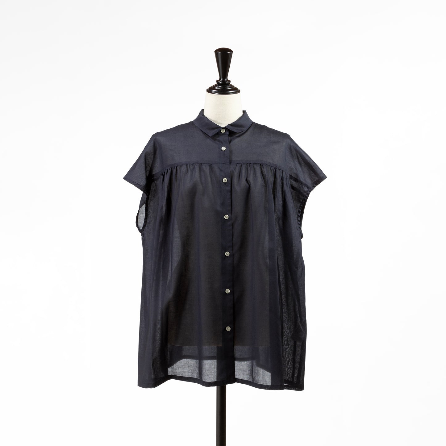 25SS STAMP AND DIARY バックギャザーブラウス