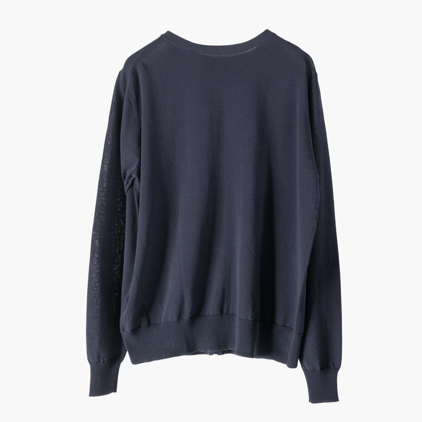 STAMP AND DIARY COOL COTTON STANDARD 2WAY CREW NECK CARDIGAN