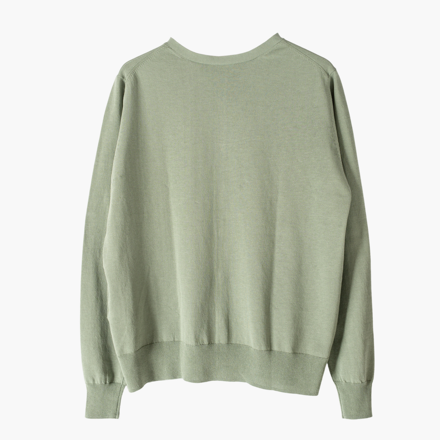 STAMP AND DIARY COOL COTTON STANDARD 2WAY CREW NECK CARDIGAN