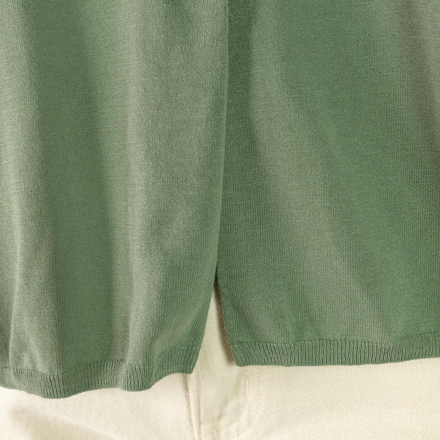 STAMP AND DIARY COOL COTTON WIDE 2WAY BOAT NECK CARDIGAN