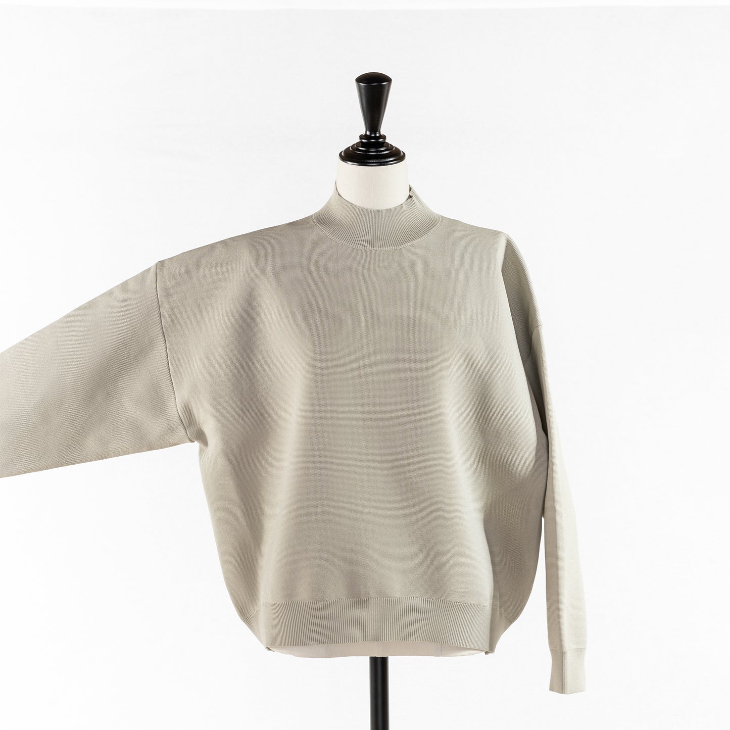 STAMP AND DIARY MILANO RIB BOTTLE NECK PULLOVER