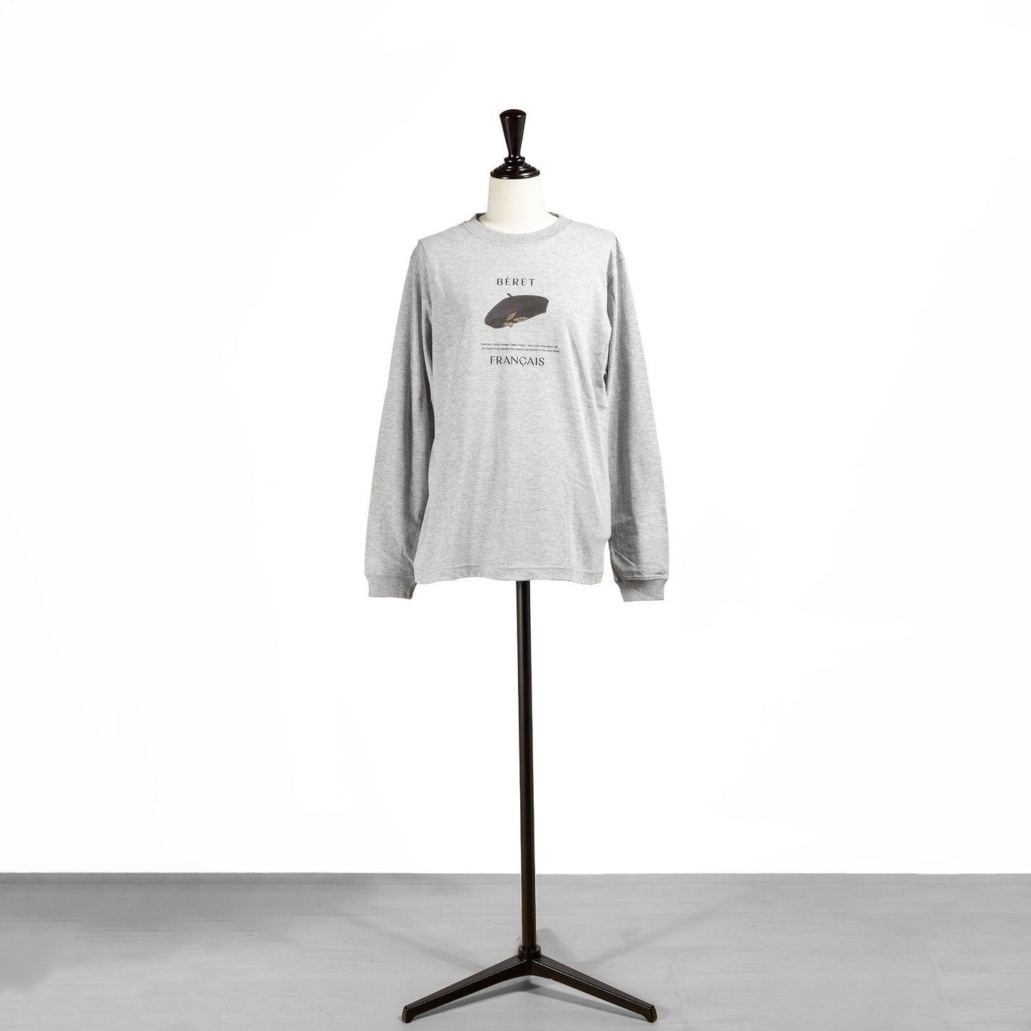 25AW ANGE IN DISGUISE プリントロングスリーブTシャツ グレー