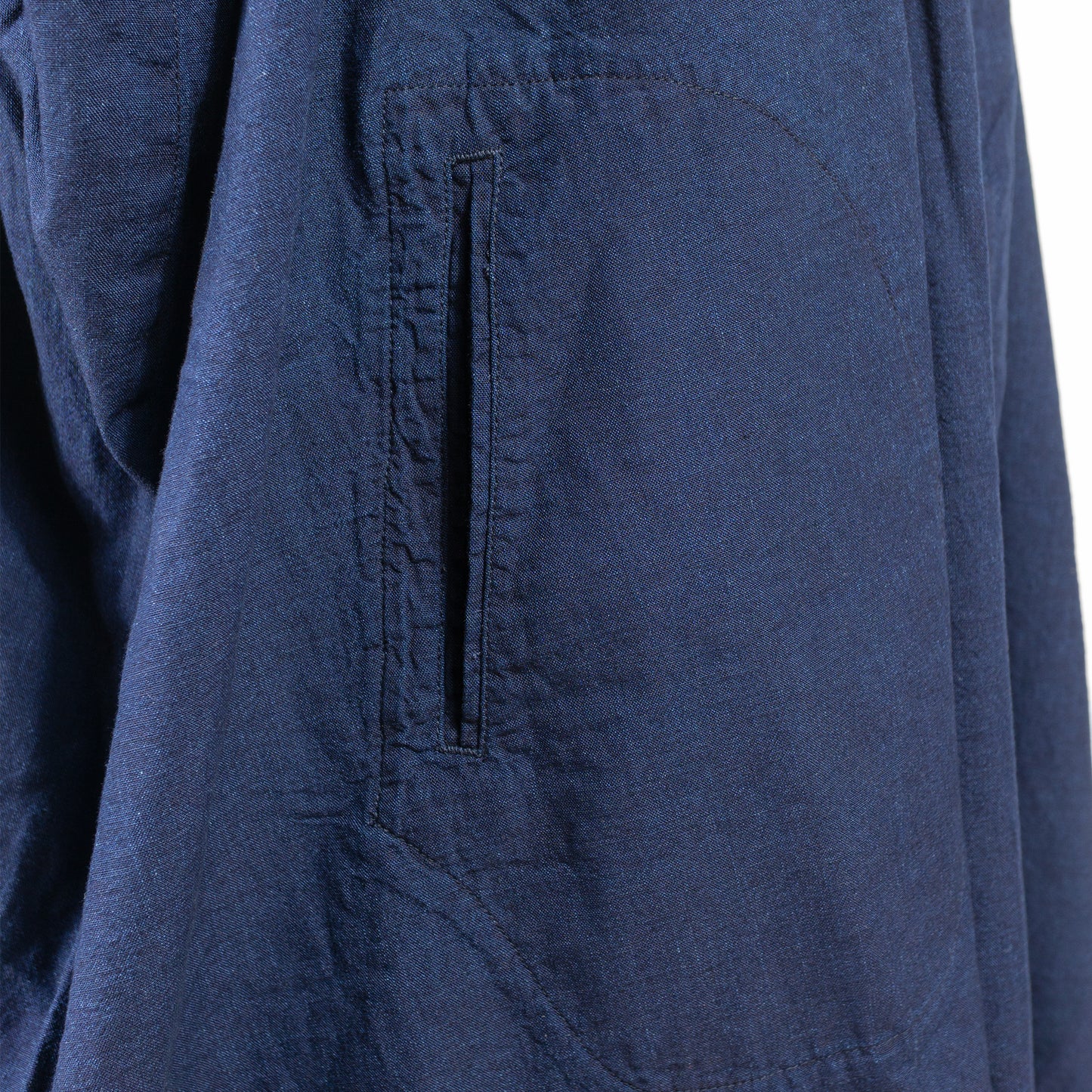 25SS Clip.tab インディゴシャンブレーワイドOP