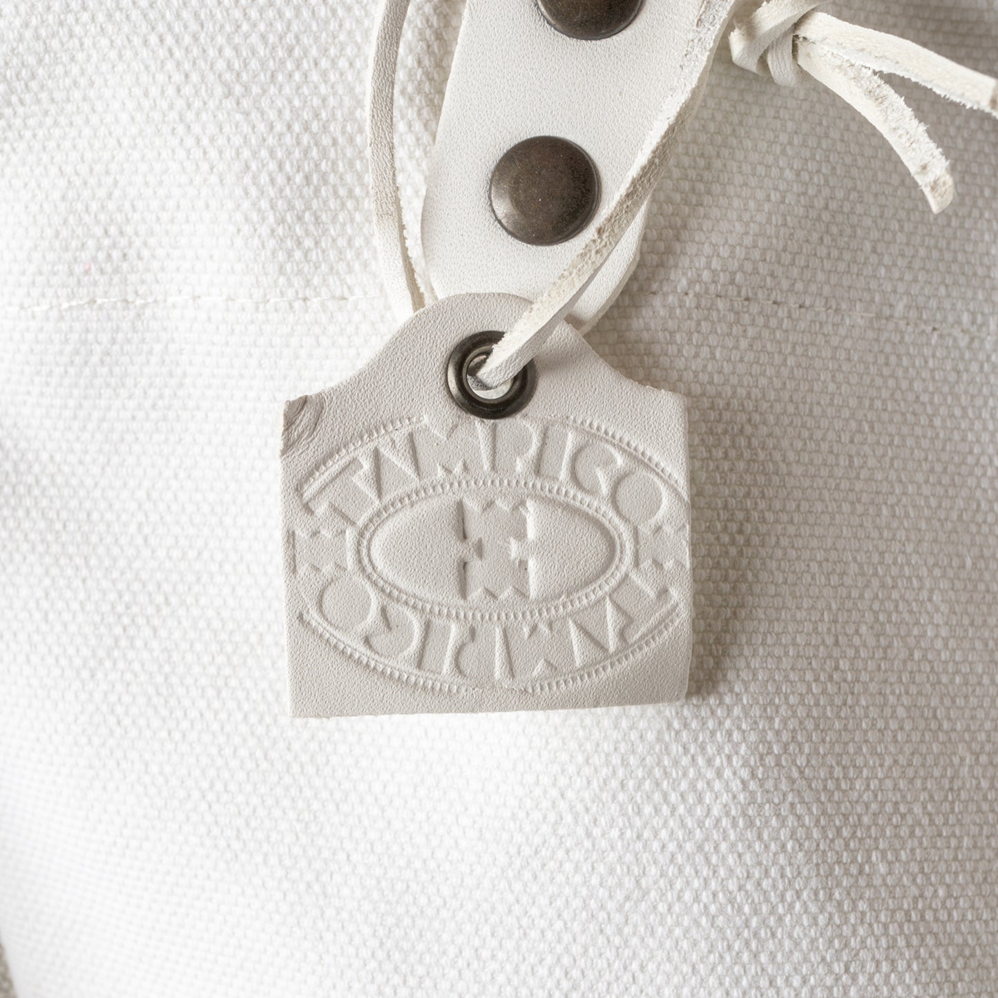 TAMPICO SMALL MINI BEACH BAG XS TRICOLOUR WHITE LEATHER HANDLE