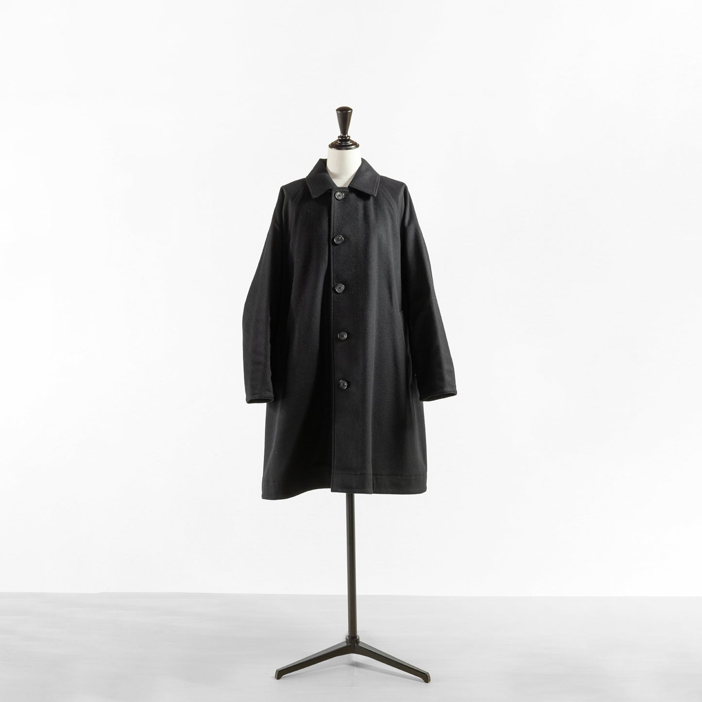 TICCA WOOL REVERSIBLE SOUTIEN COLLAR COAT