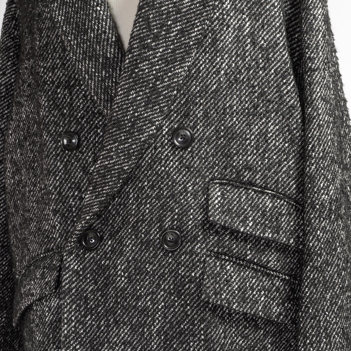 TICCA TWEED DOUBLE JACKET COAT
