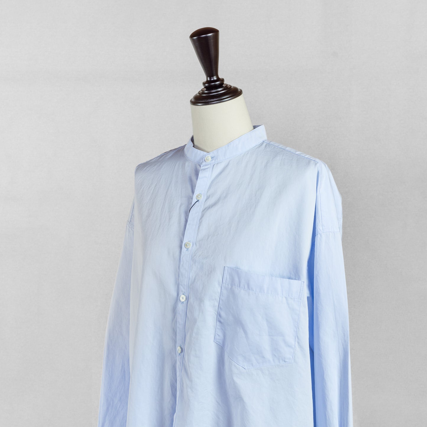 TICCA NO COLLAR SHIRT WASH